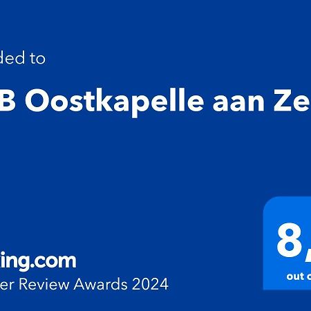 B&B Oostkapelle Aan Zee Экстерьер фото